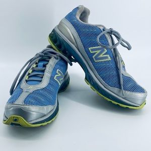 New Balance W8505BL Blue/Green/Silver Running Shoe